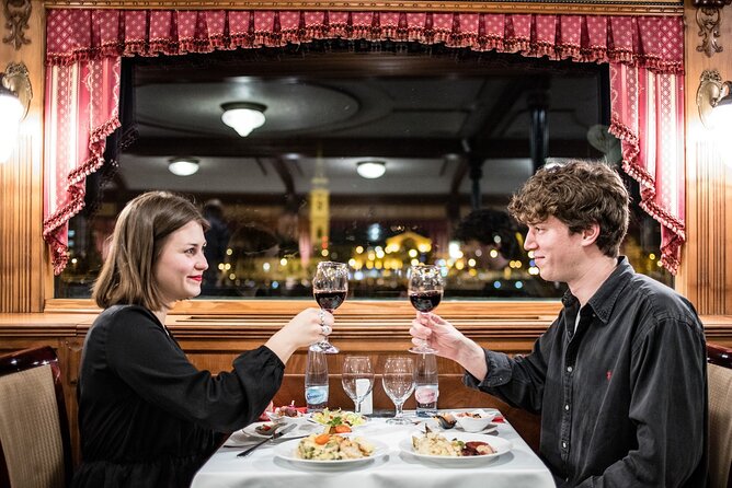 10PM Budapest Danube Cruise with Live Music & Food or Drinks - Live music onboard: Hungaria Folk Orchestra, candlelight mood