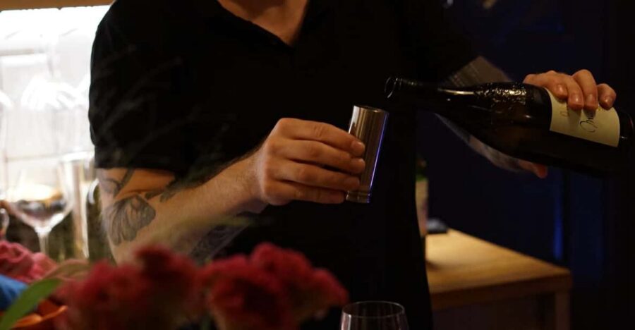 6-Tier Hungarian Wine Tasting at a Cozy Community Table - The Hosts, the Energy, and the Chat at Your Table