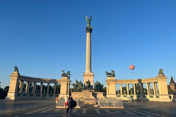 8-hour private Budapest city tour by car / minivan - Heroes’ Square: statues, memorial stones, and political memory