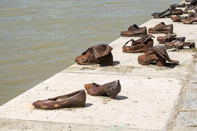 A Journey through Jewish Budapest - Private Walking Tour - Shoes on the Danube Bank: a memorial that forces you to slow down