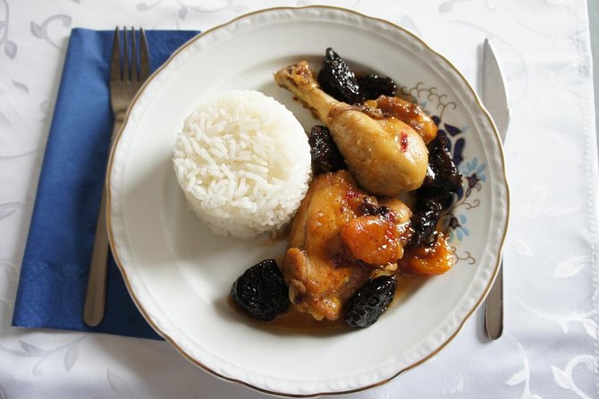 Authentic Jewish Cooking Class by a Professional chef - The 3-course menu: egg paté with challah, honey chicken, and rugelach