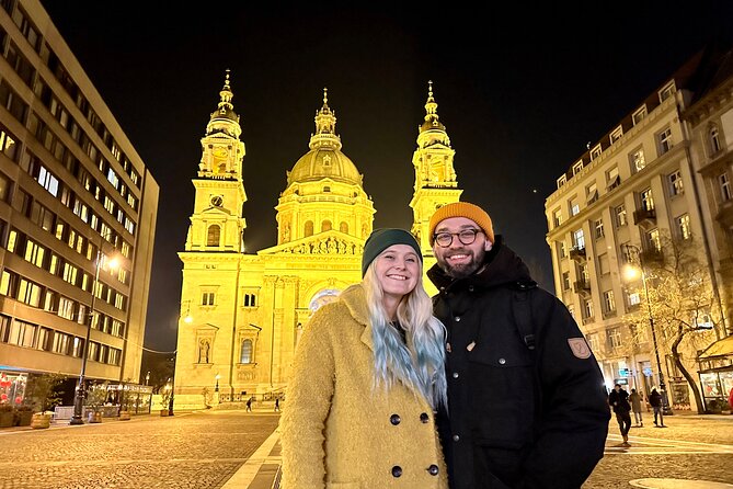 Bright Lights of Budapest Night Tour with Boat Cruise and Wine - Széchenyi Chain Bridge: quick stop, high payoff