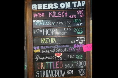 Budapest: 9-tier Hungarian & Craft Beer Tasting w/ snacks - The tasting format: mass-market basics, then real craft