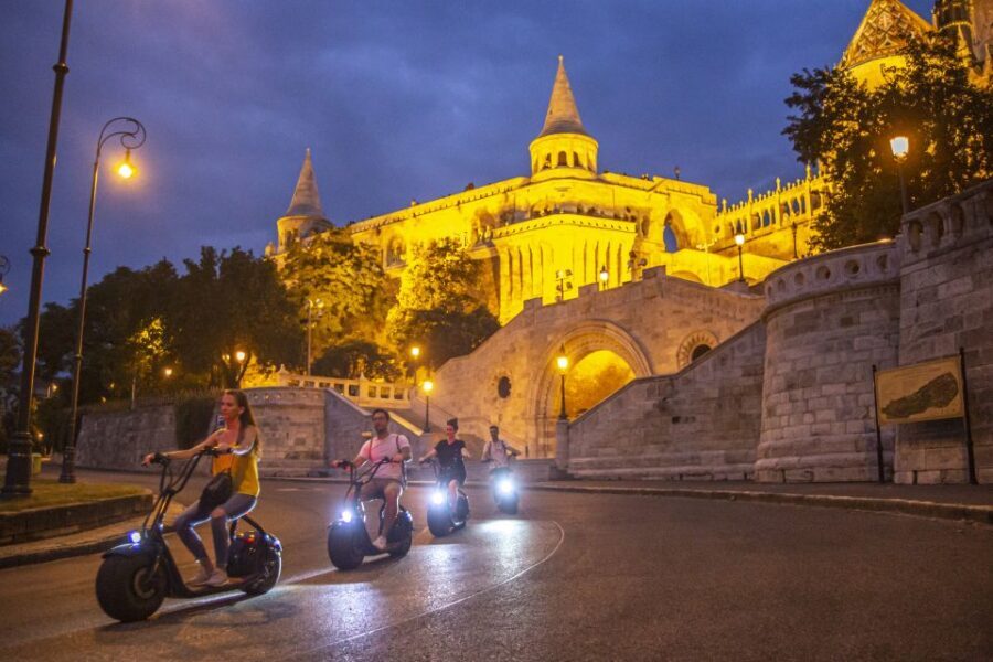 Budapest: Buda Castle E-Scooter Evening Tour - Safety Briefing and First-Time E-scooter Confidence