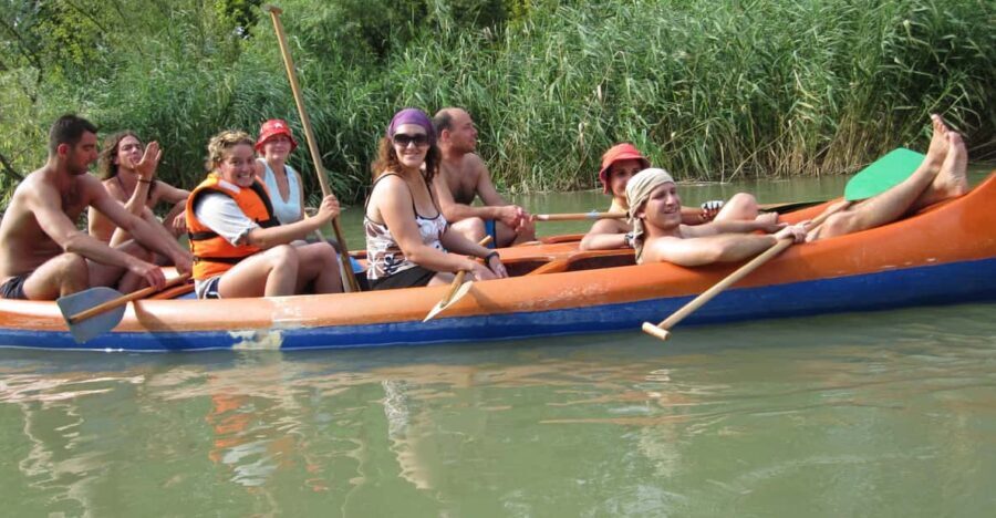 Budapest: Canoeing the Danube w or wo Sauna or Danube Beach - Canoeing the most relaxed-feeling section of the Danube