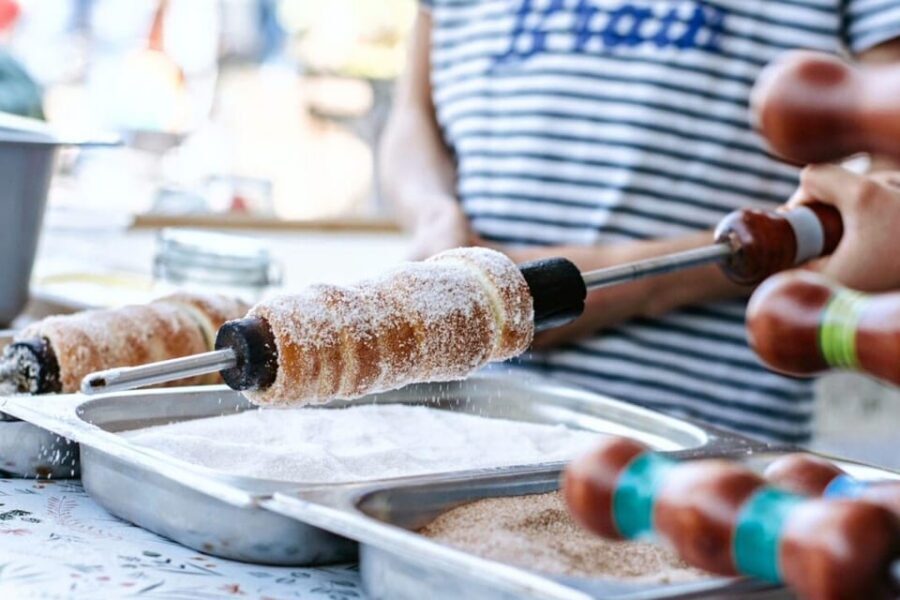 Budapest: Chimney Cake Workshop in City Park - Eating It Right There in City Park