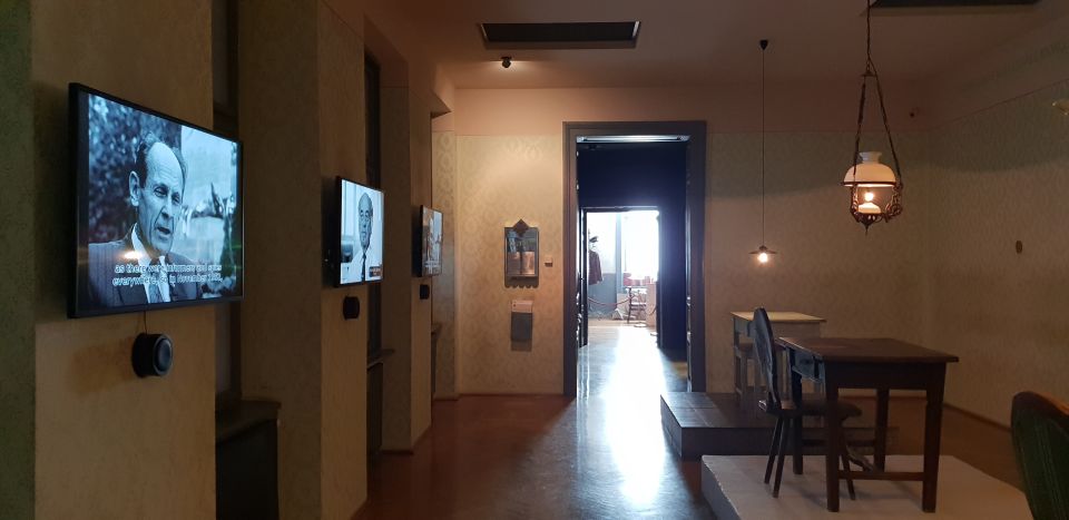 Budapest: Communist History Tour with House of Terror Option - House of Terror Museum: interrogation rooms, AVO history, and 1956’s cost