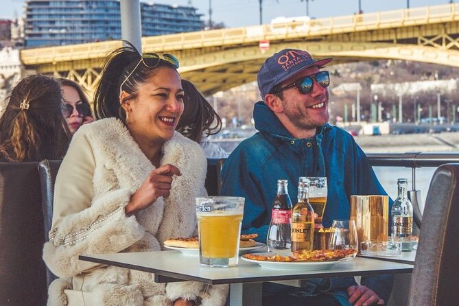 Budapest Danube Pizza Cruise with Welcome Drink - The Danube at night: the route you’ll see from the water