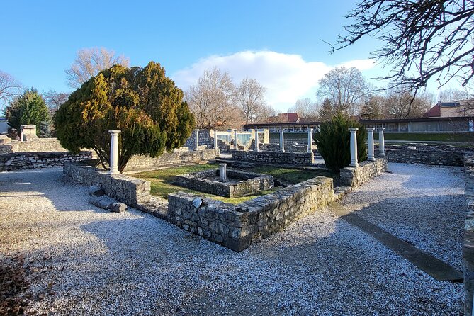 Budapest Hidden Gems - Roman Aquincum Private Tour - Stop 3: Hercules Villa mosaics between modern buildings