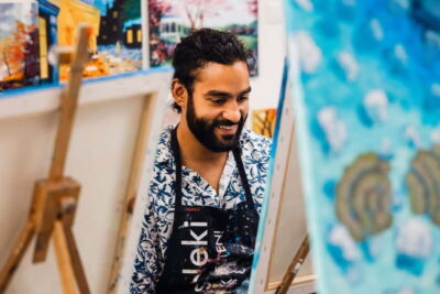 Budapest: Paint and sip experience - Your 2.5-hour flow: how the time gets used