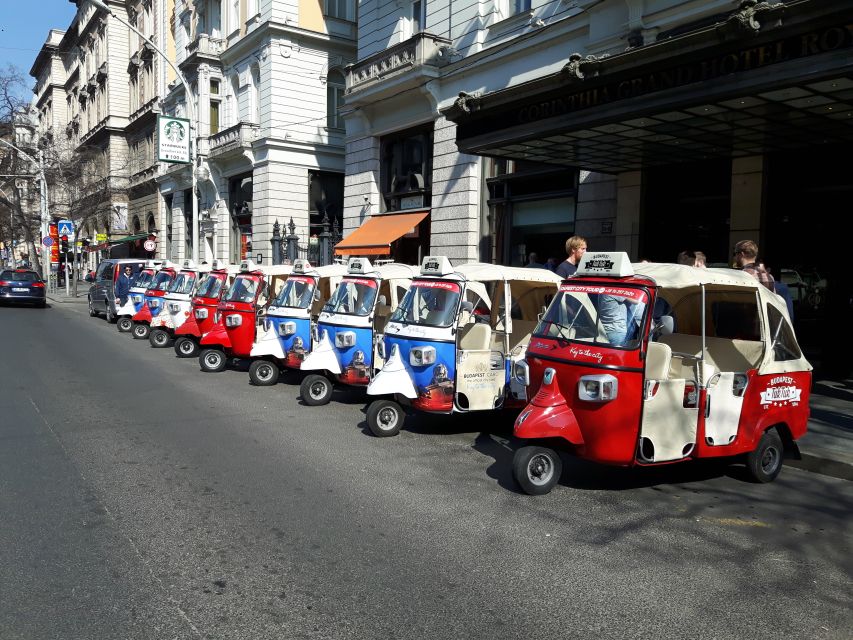 Budapest: Private City Tuk-Tuk Tour & Boat Cruise - The thermal-bath stops: Széchenyi and Gellért from the outside