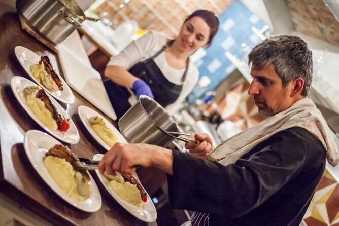 Chef’s Table – Wine Cellar Dinner Party in Budapest - The Tasting Table Cellar Experience: Communal Tables and an Open Kitchen