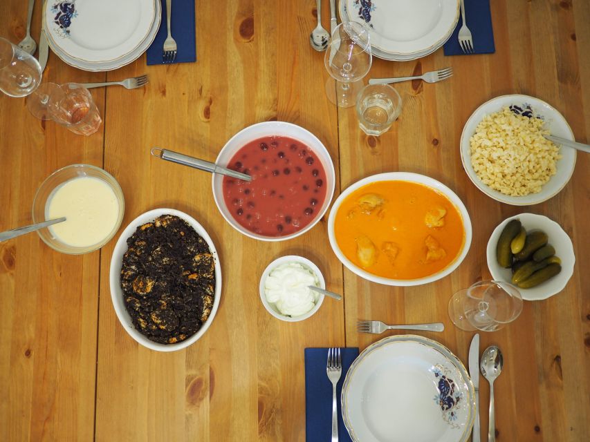 Hungarian Premium Cooking Class with 4-course meal - The included meal: what you get at the table
