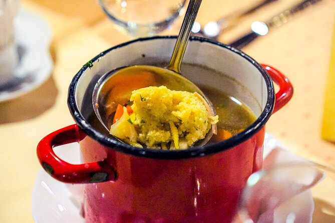 Private Secret Food Tours Budapest Obuda - The food lineup: strudel, lángos, sausages, gulyás, and more