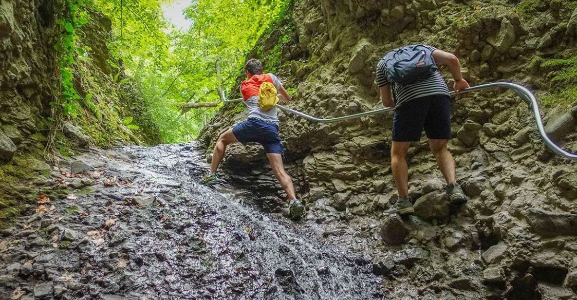 Ram Gorge Hiking Adventure - Inside the gorge: waterfalls, ladders, and stream-crossing footwork