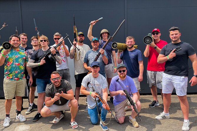 Shooting Experience ALL IN Package in Budapest - The heart of it: your 1-hour lineup and what each gun is for